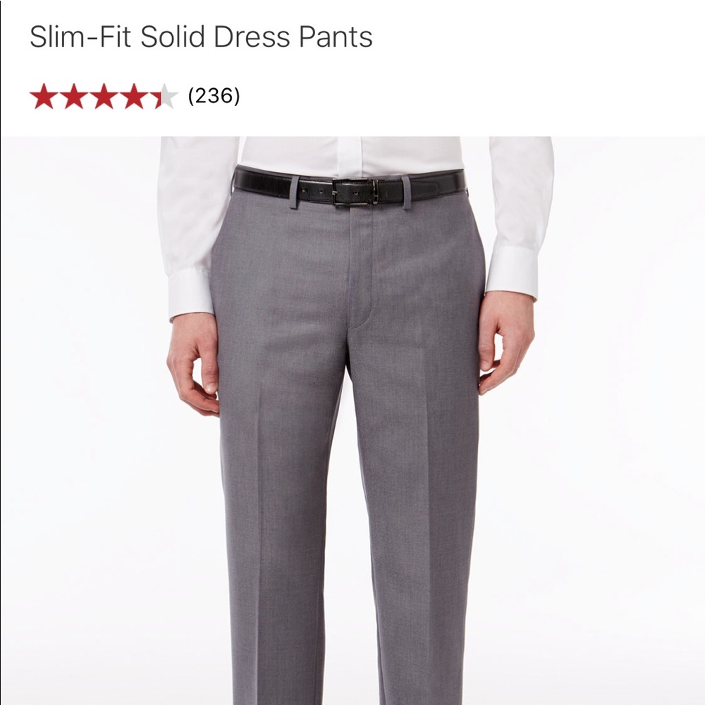 Men’s 33X30 Calvin Klein slim-fit dress pants